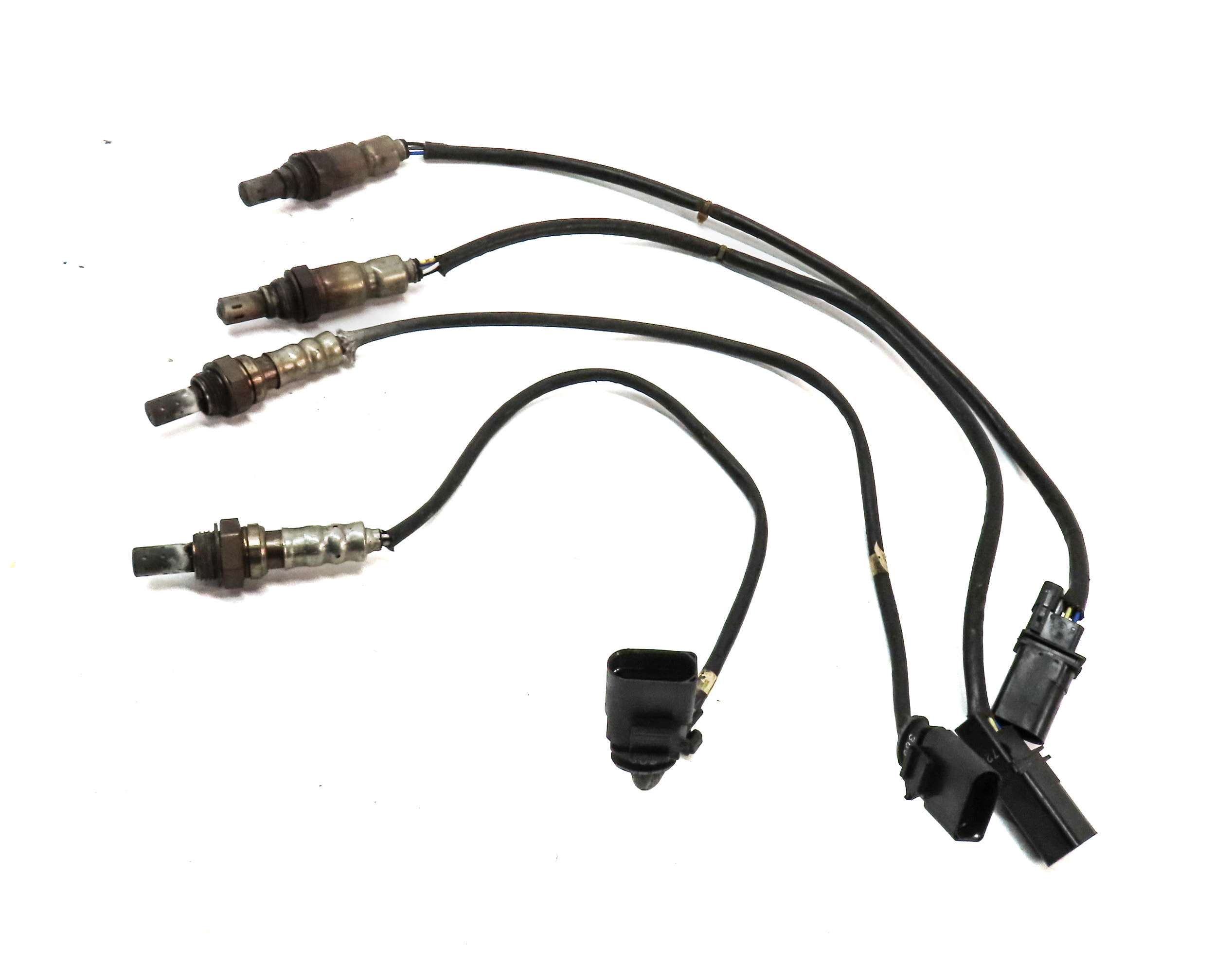 12 AUDI A7 C7 4G8 3.0L SUPER CGXB PRE/POST CAT OXYGEN O2 LAMBDA PROBE SENSOR SET — exact item pictured